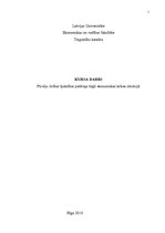 Referāts 'Pircēju rīcības īpatnības patēriņa tirgū ekonomikas krīzes situācijā', 1.