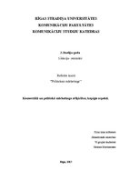 Konspekts 'Komerciālā un politiskā mārketinga kopīgie un atšķirīgie aspekti', 1.