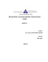 Referāts 'Jauniešu sarunvaloda interneta vidē', 1.