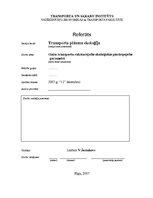 Referāts 'Gaisa transportu raksturojošie ekoloģiskie piesārņojošie parametri', 1.