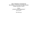 Referāts 'Vizuālā programmēšana. Pure::variants', 1.