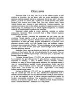 Konspekts 'Klasicisms', 1.