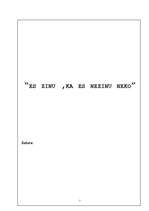 Referāts 'Sokrāts: "Es zinu, ka es nezinu neko"', 1.