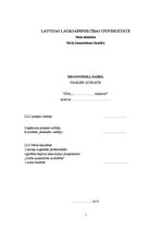 Prakses atskaite 'Darba vietu ergonomiskais apraksts', 1.