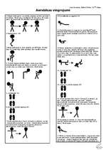 Konspekts 'Aerobikas secības shēma 12.klases valsts ieskaitei sportā', 1.