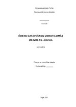 Referāts 'Ēdienu gatavošanai izmantojamās izejvielas - kafija', 1.
