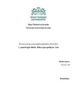 Paraugs 'Koka sijas aprēķins. Lira', 1.