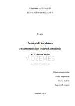 Referāts 'Pneimatiski darbināmo punktmetināšanas iekārtu kontrolieris uz Arduino bāzes', 1.