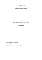 Referāts 'Akuraters "Kalpa zēna vasara"', 1.