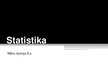Prezentācija 'Statistika', 1.