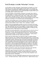 Eseja 'Kirila Ēča dzejoļa ( no izrādes “Netikumīgie” ) recenzija', 1.