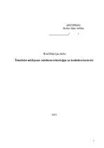 Referāts 'Šokolādes saldējuma ražošanas tehnoloģija un kvalitātes kontrole', 1.