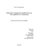 Referāts 'Parka jeb īsto vīngliemežu izplatība Talsos un Talsu apkārtnē, to izmantošana', 1.