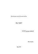 Referāts 'Personāla vadība SIA "GJG"', 1.