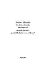 Eseja 'Recenzija par izrādi "Spītnieces savaldīšana"', 1.