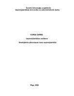 Referāts 'Stratēģiskās plānošanas loma uzņēmējdarbībā', 1.