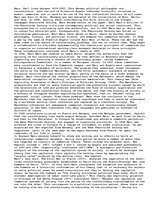 Eseja 'Karl Marx', 1.