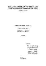 Paraugs 'Heminga kods', 1.