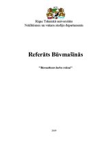 Referāts 'Būvmašīnas darba režīmi', 1.
