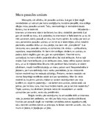 Eseja 'Mans pasaules uzskats', 1.