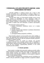 Referāts 'Personāla atlases un novērtēšanas projekts. Personāla plānošana, organizācija un', 6.