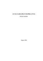 Eseja 'Sociālā labklājība un drošība Latvijā', 1.