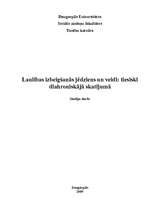 Referāts 'Laulības izbeigšanās jēdziens un veidi tiesiski diahroniskajā skatījumā', 1.