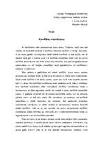 Eseja 'Konfliktu risināšana', 1.