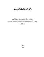 Referāts 'Livonijas valstiskā organizācija un tiesības no 13. līdz 16.gadsimtam', 1.