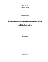 Referāts 'Ēdināšanas uzņēmuma siltuma iekārtas', 1.