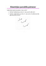 Konspekts 'Simetrija dzīvē', 6.