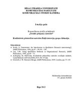 Konspekts 'Sociālo pētījumu metodes', 1.