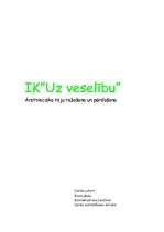 Biznesa plāns 'IK "Uz veselību"', 1.