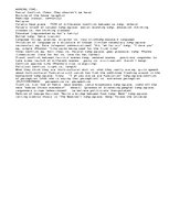 Konspekts 'Brief Notes on the Film "Marking Time"', 1.