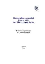 Biznesa plāns 'SIA "Egle"', 1.