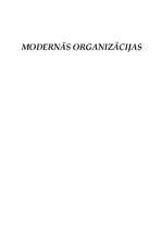 Referāts 'Modernās organizācijas', 1.
