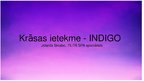Prezentācija 'Indigo krāsas ietekme', 1.