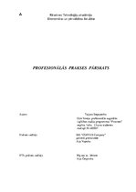 Prakses atskaite 'Prakses atskaite "Corvus Company" SIA', 1.