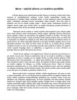Eseja 'Berze - sadzīvē vēlama un nevēlama parādība', 1.