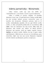 Referāts 'Islams', 4.