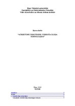 Referāts 'Atkritumu pārstrāde: verdoša slāņa tehnoloģija', 1.