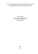 Prakses atskaite 'Dzeramā ūdens sagatavošana', 1.