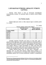 Referāts 'Latvijas tūrisma statistikas rādītāju analīze', 7.