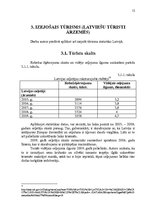 Referāts 'Latvijas tūrisma statistikas rādītāju analīze', 11.