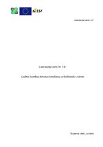 Konspekts 'Lodītes kustības ātruma noteikšana ar ballistisko svārstu', 1.