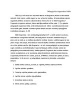 Eseja 'Pedagoģiskās diagnostikas būtība', 1.