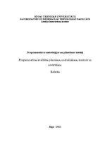Referāts 'Programmatūras kvalitātes plānošana, nodrošināšana, kontrole un novērtēšana', 1.