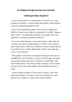 Eseja 'Ar kādām Latvijas precēm un uz kurām valstīm jūs dotos tirgoties?', 1.