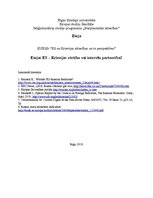 Eseja 'ES – Krievija: vērtību vai interešu partnerība?', 1.