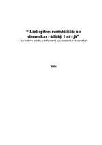 Referāts 'Linkopības rentabilitāte un dinamikas rādītāji Latvijā', 1.
